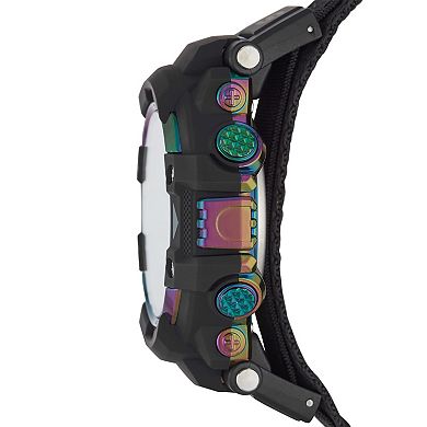 Skechers Men's Keats Digital Nylon Strap Chronograph Digital Watch