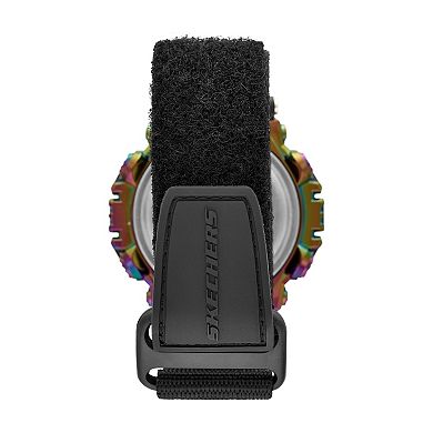 Skechers Men's Keats Digital Nylon Strap Chronograph Digital Watch