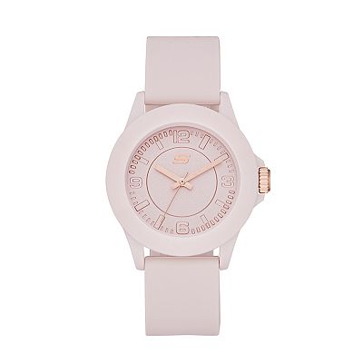 Women\'s Rose Gold Waterproof Analog Silicone Stylish Second Hand Buckle Watch s-l400.jpg main image 4