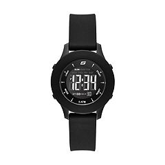 Skechers Women's Westport Quartz Metal and Silicone Sports Digital Watch