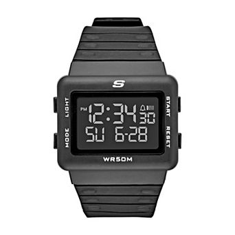 Skechers® Men's Larson Molded Silicone Digital Watch