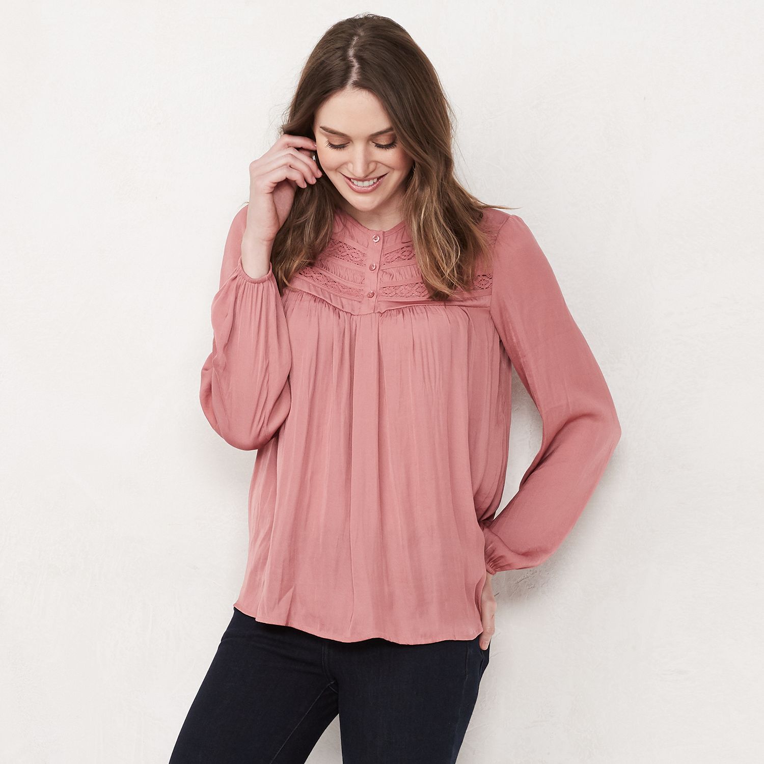 lauren conrad blouses at kohl's