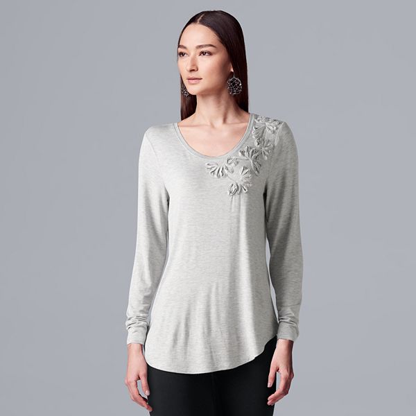 vera wang long sleeve gown