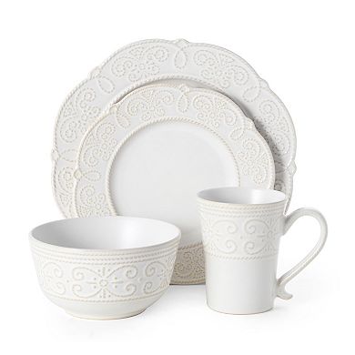 Pfaltzgraff Abby White 16-pc. Dinnerware Set