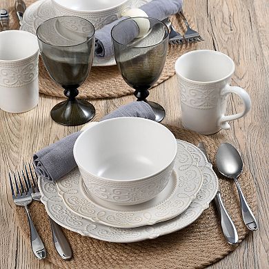 Pfaltzgraff Abby White 16-pc. Dinnerware Set