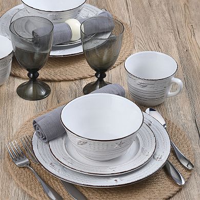 Pfaltzgraff Trellis Coastal White 16-pc. Dinnerware Set