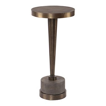 Uttermost Masika Bronze Finish End Table