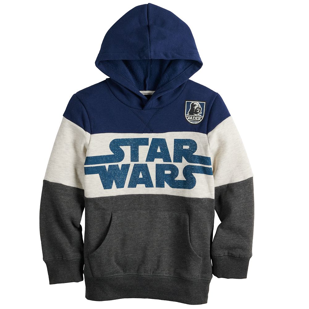 Boys 4-12 Sonoma Goods For Life® Star Wars Colorblock Softest Fleece Hoodie