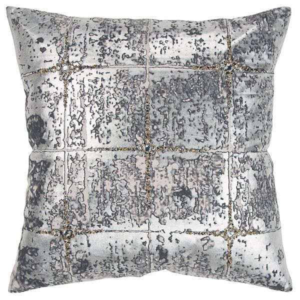 Rizzy Home Abstract Down Fill Throw Pillow