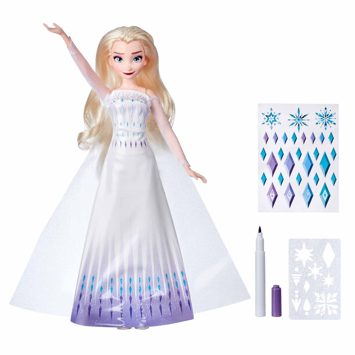 elsa dress for doll