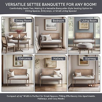 Madison Park Garfield Settee