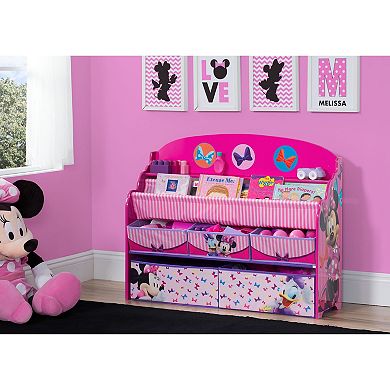 Disney's Minnie Mouse Deluxe Book and Toy Organizer by Delta Children