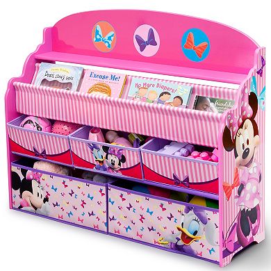 Disney's Minnie Mouse Deluxe Book and Toy Organizer by Delta Children