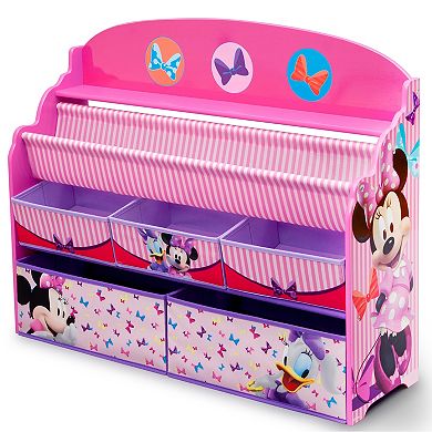 Disney's Minnie Mouse Deluxe Book and Toy Organizer by Delta Children