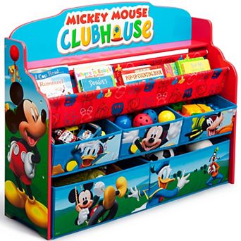 Disney's Mickey Mouse Deluxe Book and Toy Organizer by Delta Children