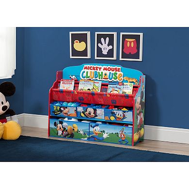 Disney's Mickey Mouse Deluxe Book and Toy Organizer by Delta Children