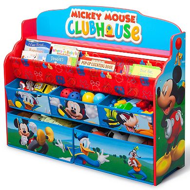 Disney's Mickey Mouse Deluxe Book and Toy Organizer by Delta Children