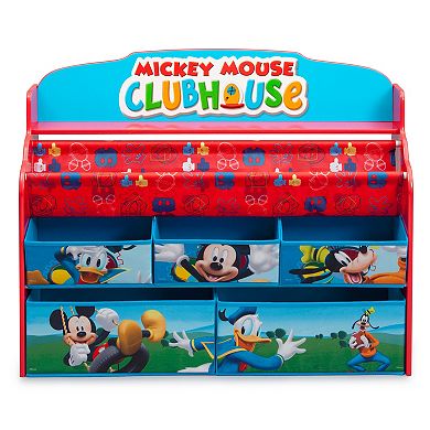Disney's Mickey Mouse Deluxe Book and Toy Organizer by Delta Children