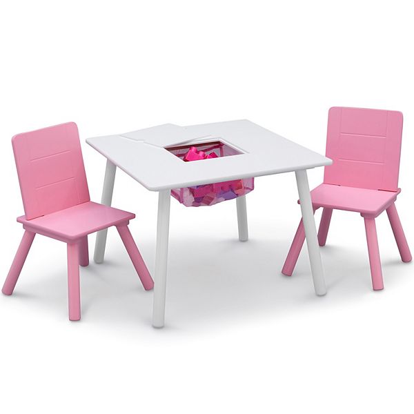 Delta Children Kids Table And Chair Set, Childrens Table And Chair Set With Storage