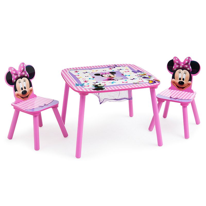 Disneys Minnie Mouse Table and Chair Set with Storage by Delta Children, P