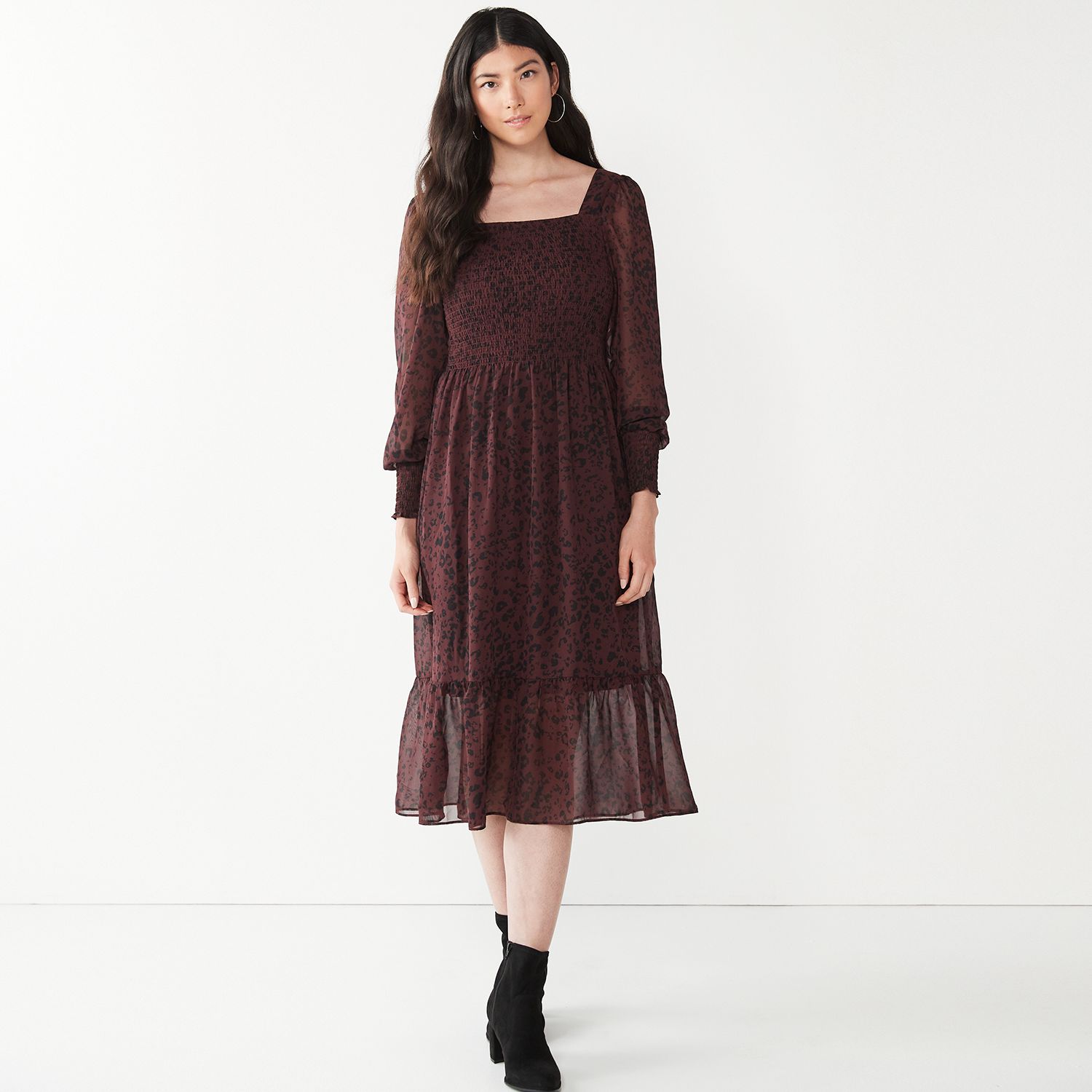 kohls womens long dresses