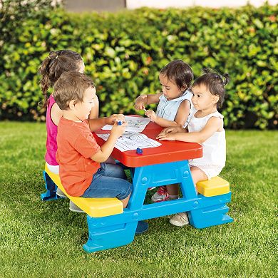 Dolu Toys Big Plastic Picnic Table for 4