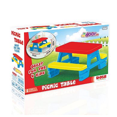 Dolu Toys Big Plastic Picnic Table for 4