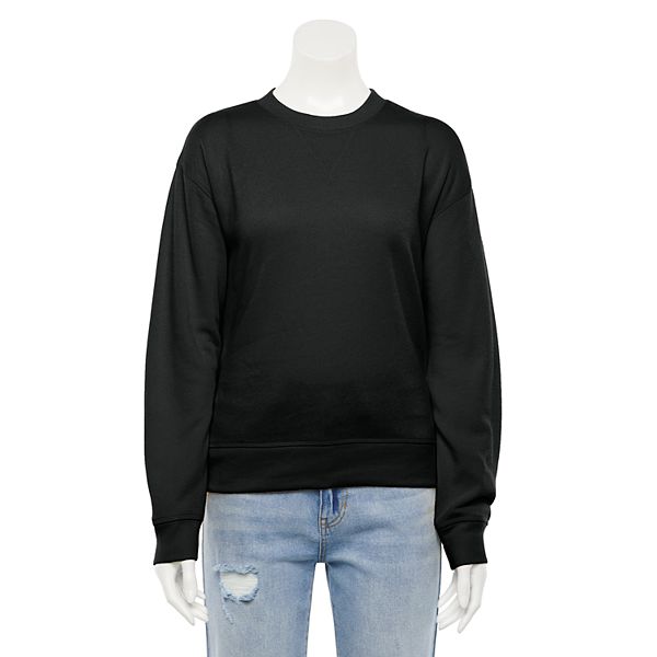 Kohls shop black sweatshirt