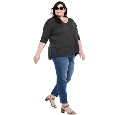 Plus Size EVRI™ Comfort Stretch High-Rise Skinny Jeans
