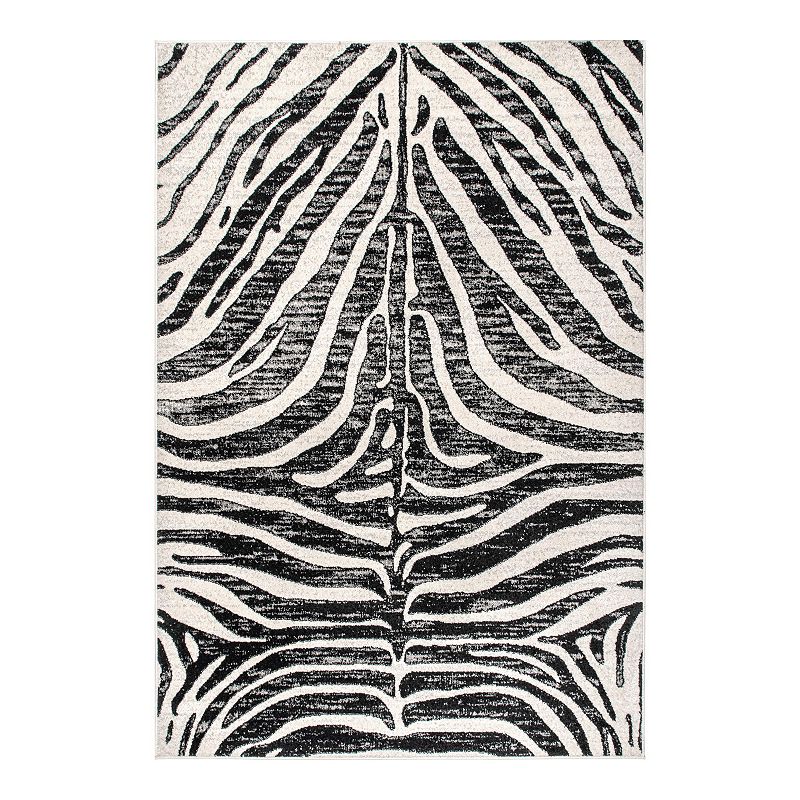 46197174 nuLOOM Royal Contemporary Zebra Stripes Area Rug,  sku 46197174