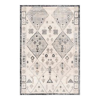 nuLOOM Zadie Beige Geometric Area Rug