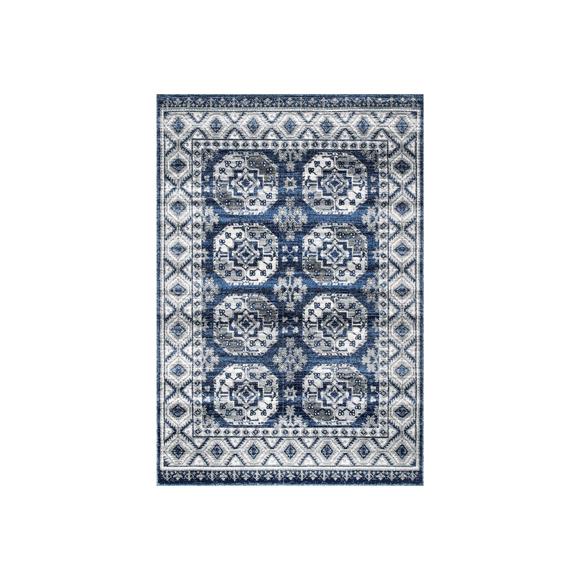 nuLOOM Shea Vintage Area Rug, Blue