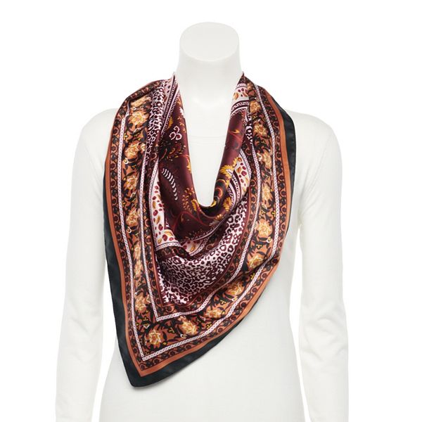 Women's Apt. 9® Mixed Print Square Scarf