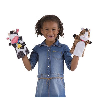 Melissa & Doug Zoo Friends Hand Puppets Set of 4