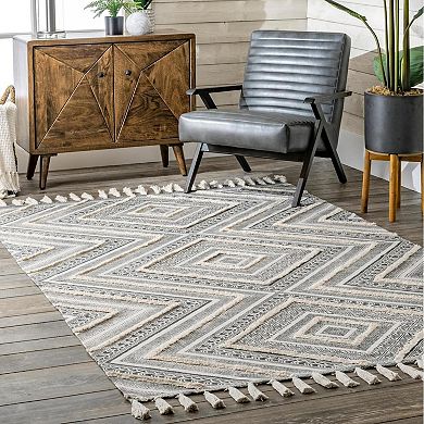 nuLOOM Nichola Greek Trellis Area Rug