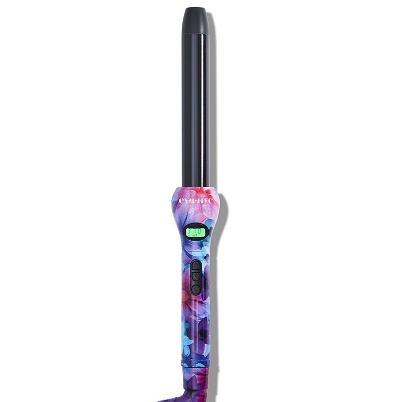 Eva NYC Floral Frenzy 1 Healthy Heat Curling Wand, Multicolor