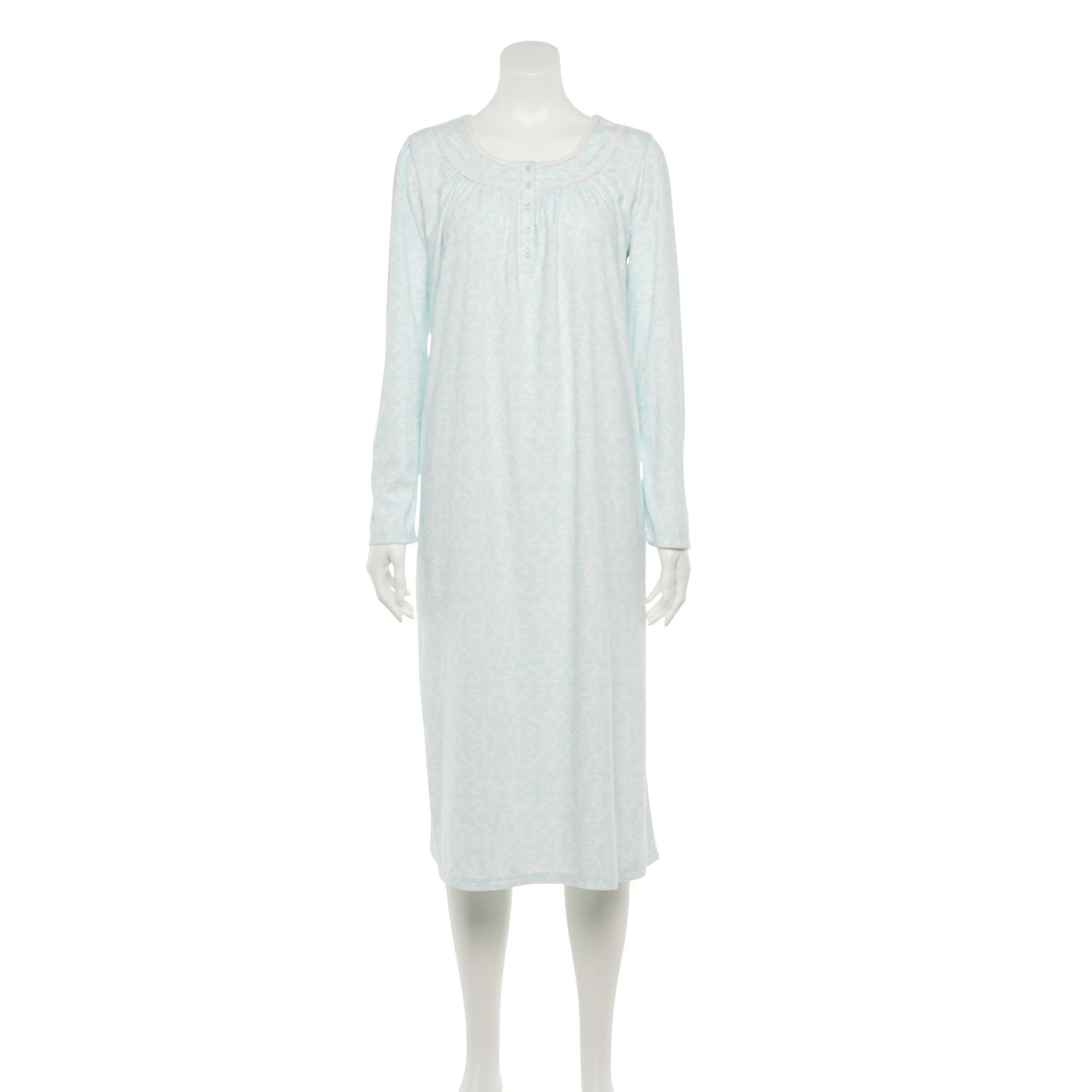 petite long sleeve nightgowns