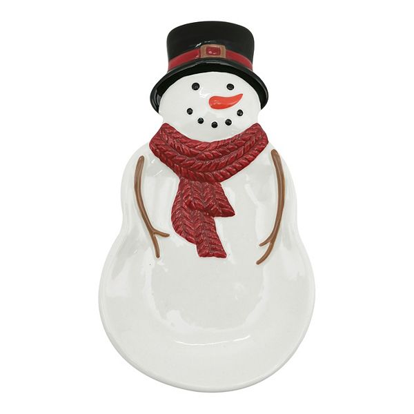 St. Nicholas Square® Yuletide Snowman Spoon Rest