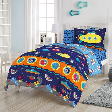 Dream Factory Submarine 7-piece Comforter Set and Sheet Set