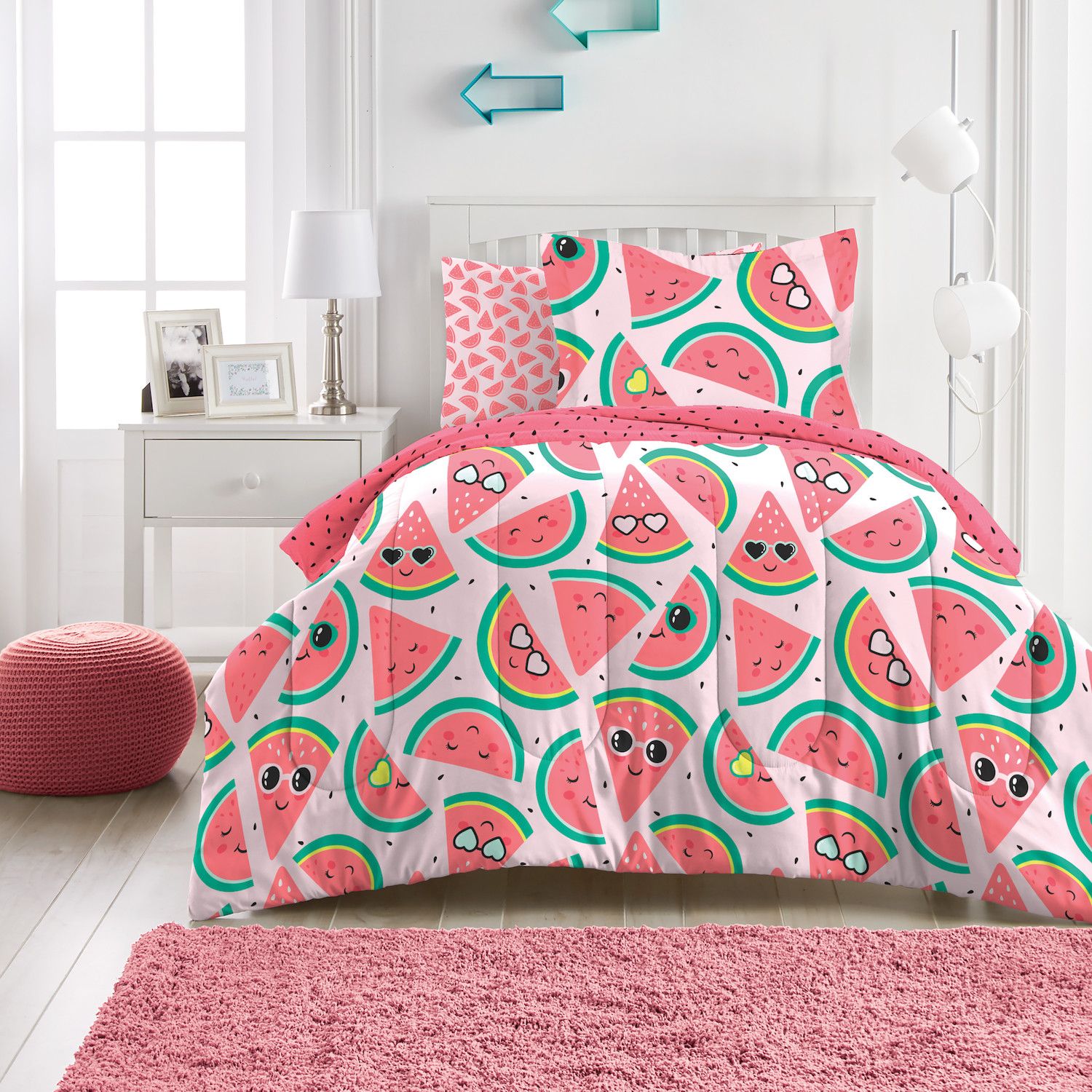 Image for Dream Factory Watermelon Jam 7-piece Comforter Set and Sheet Set at Kohl's.