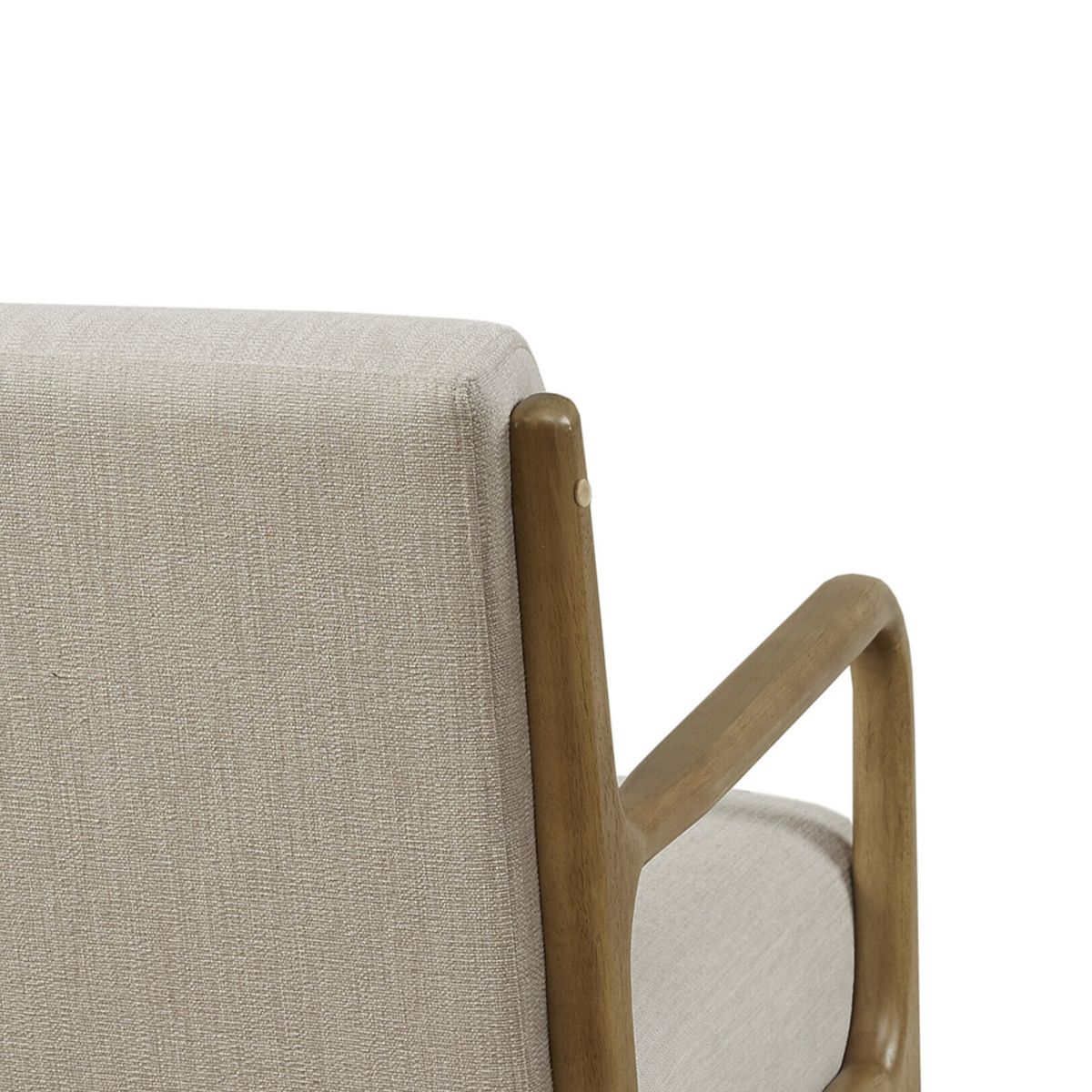 Close-up of seat cushion corner