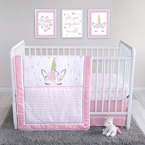 Kohl's girl outlet crib bedding sets