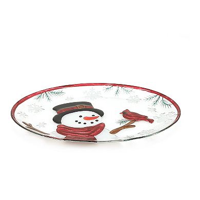 St. Nicholas Square® Yuletide Glass Serving Platter