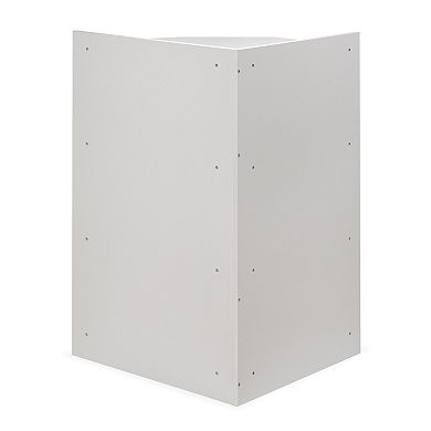 Badger Basket Corner Cubby Storage Unit with Four Reversible Baskets