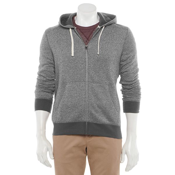 Men s Sonoma Goods For Life Fleece Full Zip Hoodie