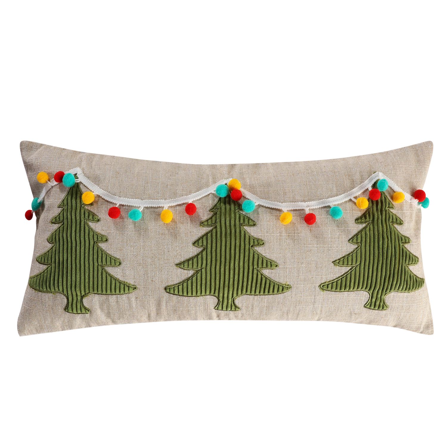 Image for Levtex Home Let it Snow Xmas Pom Throw Pillow at Kohl's.
