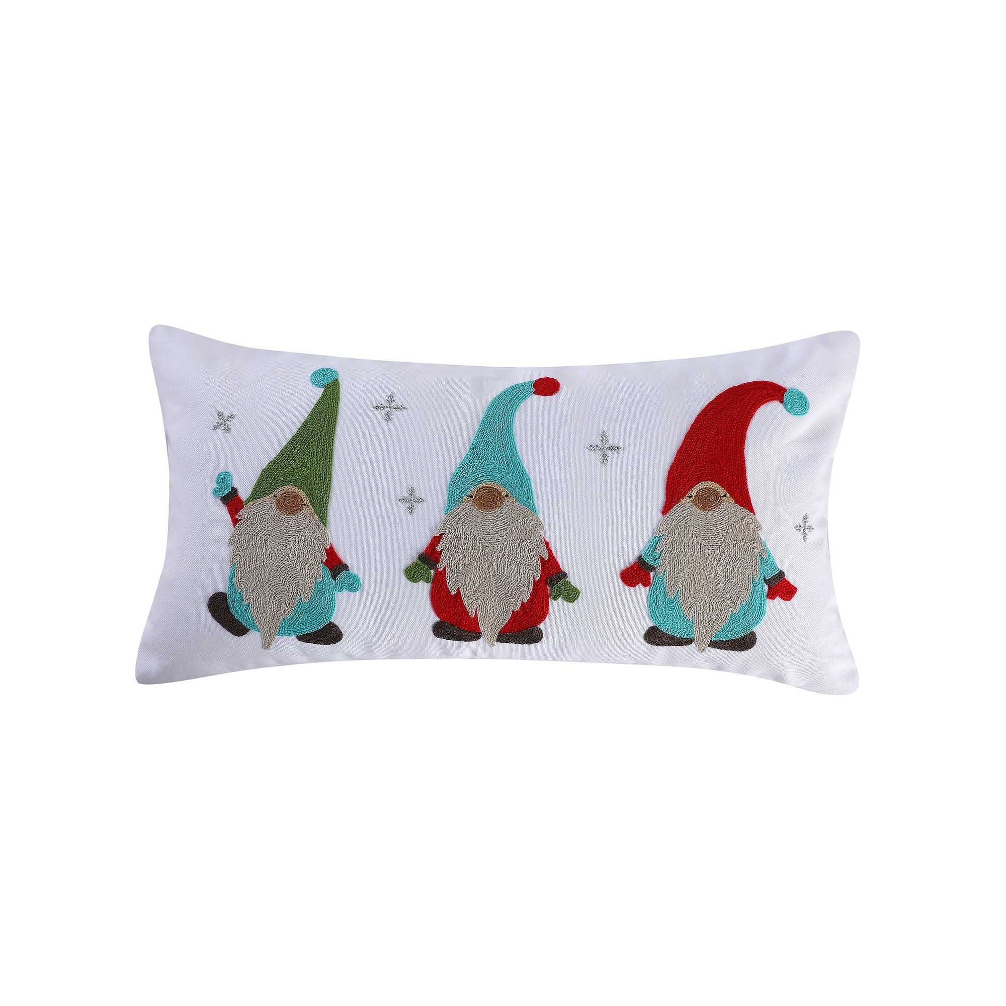 Levtex Home Let it Snow Gnome Throw Pillow, White