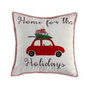 Levtex Home Road Trip Home For the Holidays Throw Pillow