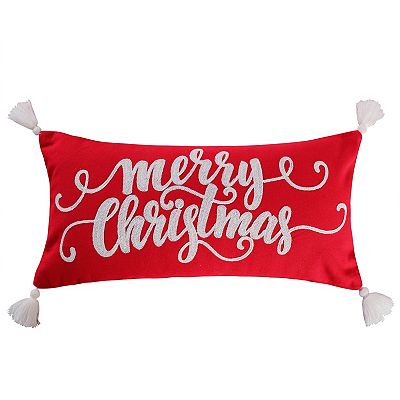 Levtex Home Road Trip Merry Christmas Throw Pillow