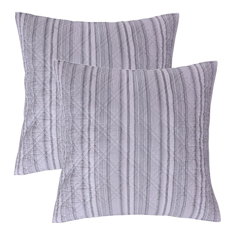 62408734 Levtex Home Winterland 2-pack Euro Shams, Grey sku 62408734